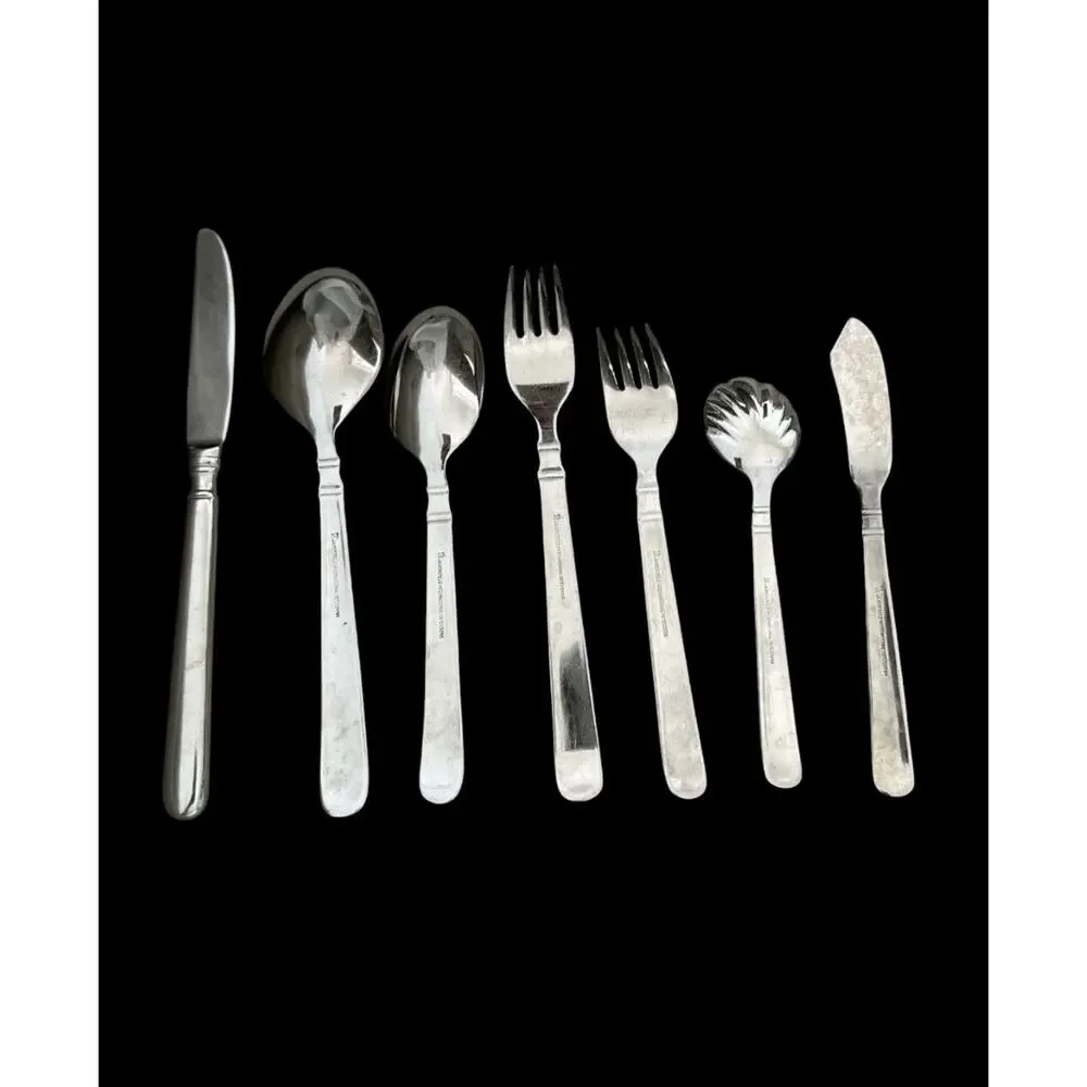 JA Henckles EARL 18/10 Stainless Glossy 7 pc Set Knife Spoon Fork Sugar Butter